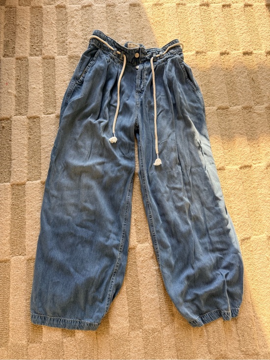We The Free Denim - We the Free Drawstring Denim Jogger Pants